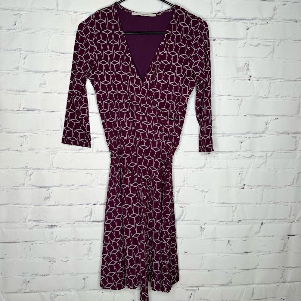 41 Hawthorn purple small wrap dress